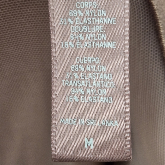 Skims Strapless All-In-One Onsie Jumpsuit Playsuit Size M Neutral Tan - Picture 10 of 12